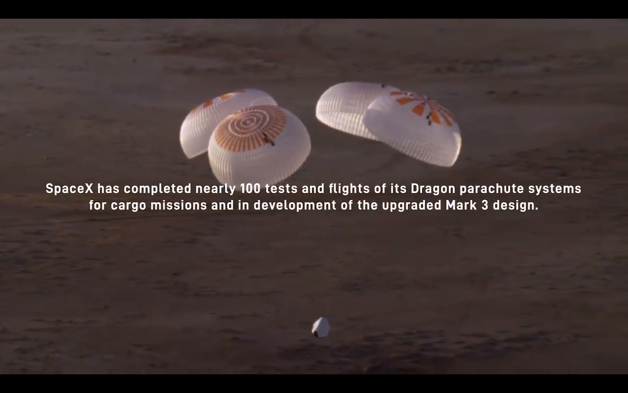 Elon Musk's SpaceX designed one of the world's safest parachute systems for Crew Dragon