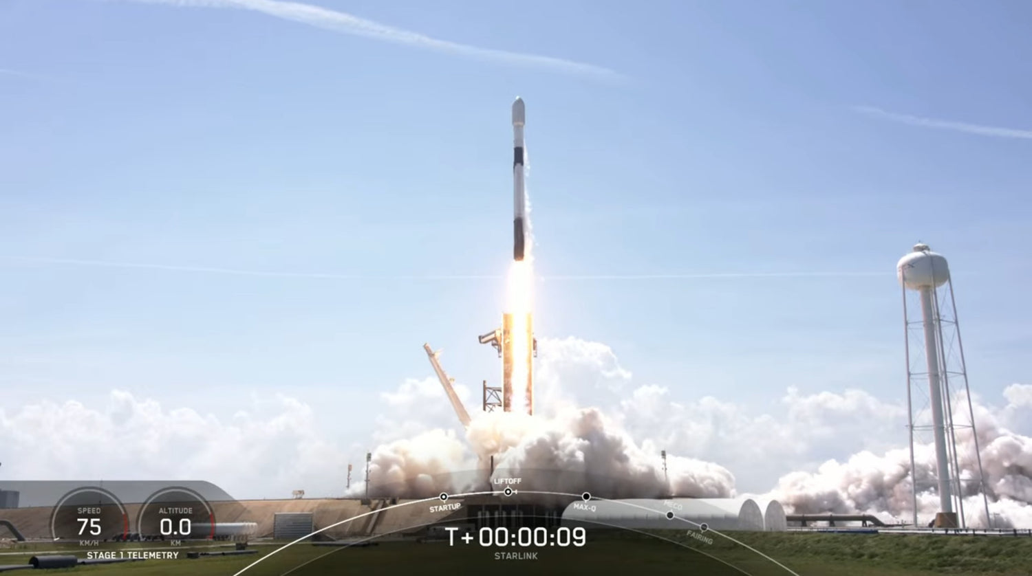 'Liftoff! May The Force Be With Us'–SpaceX Falcon 9 Launches A Ninth Time During Starlink Mission