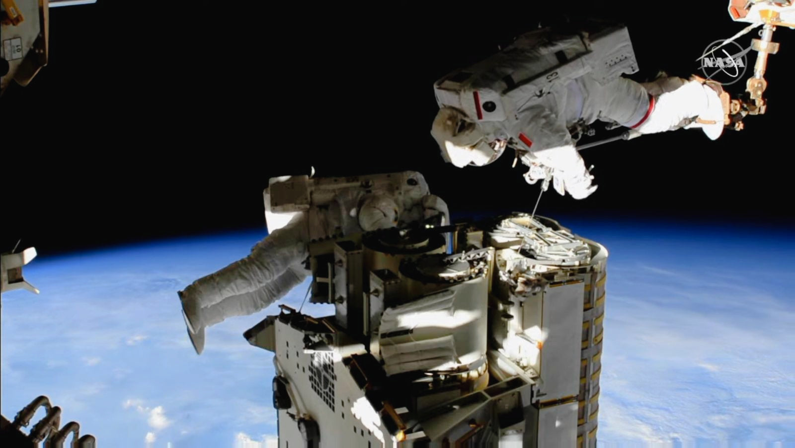NASA's SpaceX Crew-2 Astronauts Conduct A Spacewalk To Install iROSA Solar Arrays