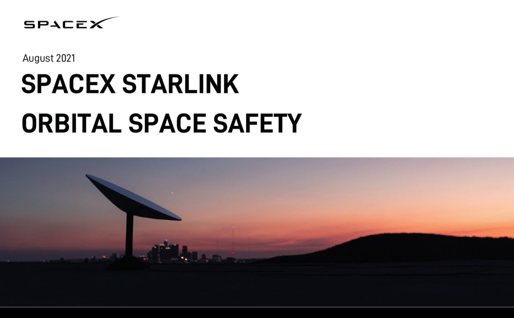 SpaceX Discusses Starlink Orbital Space Safety Plan With The Federal Communications Commission