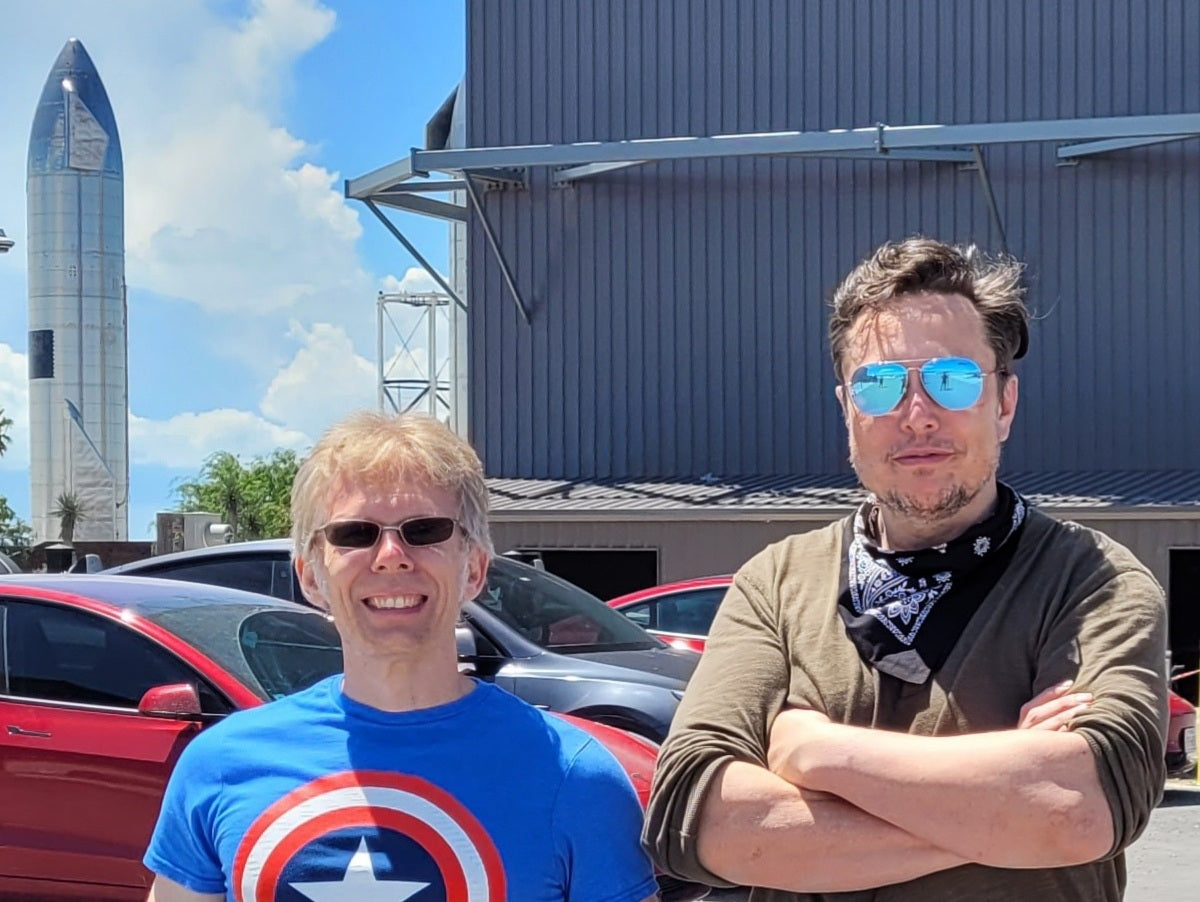 John Carmack Visits Elon Musk At SpaceX Starbase Facility In Texas