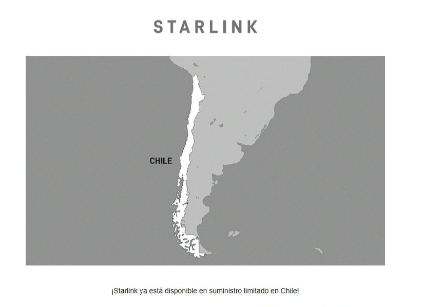 Chile Is The First Latin American Country To Have Access To SpaceX’s Starlink Internet –Service Is Now Available To Order!