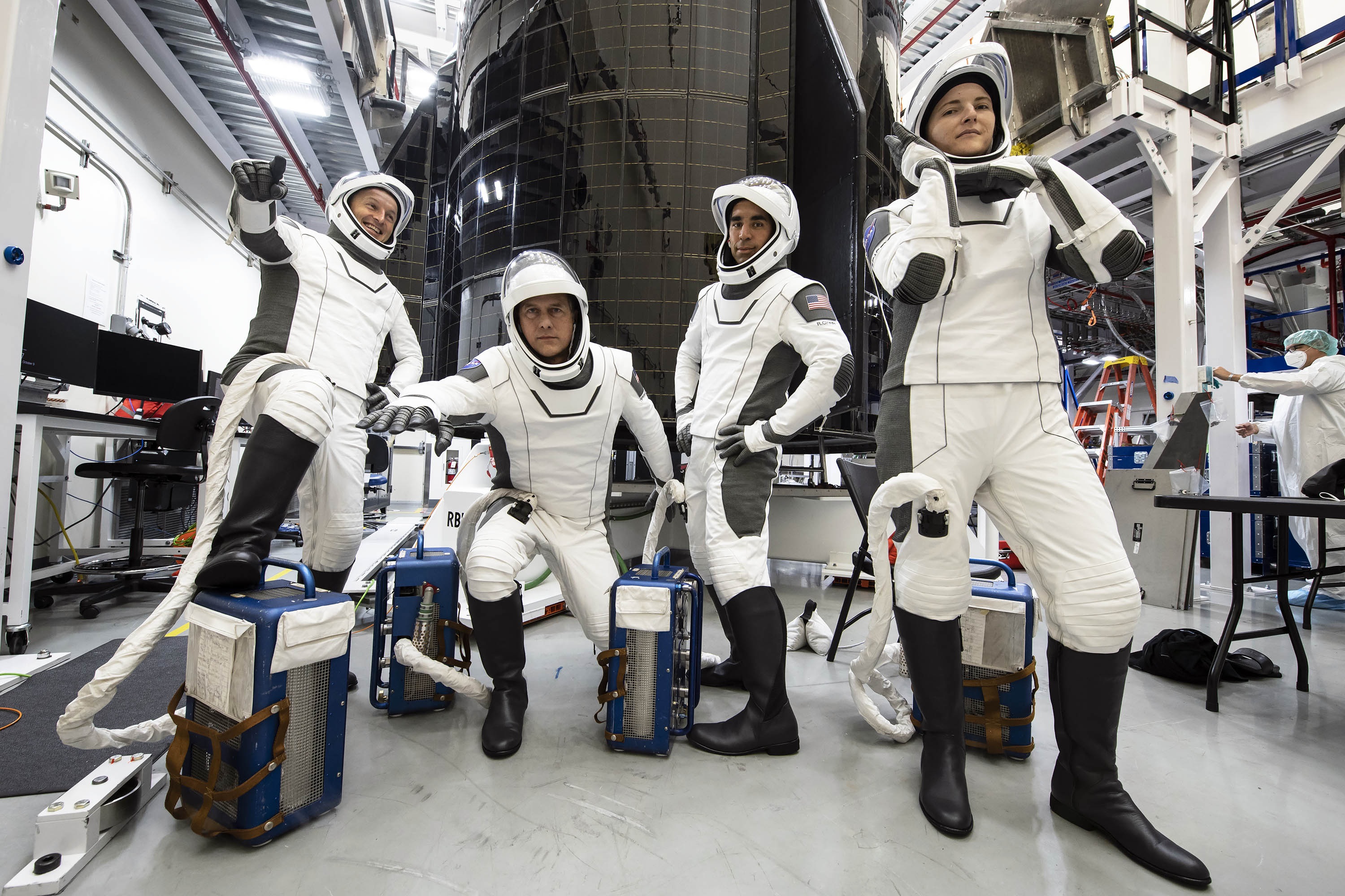 SpaceX Crew-3 Astronauts Test Out Their Spaceflight Hardware