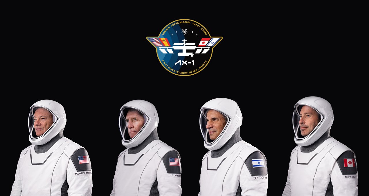 Meet Axiom's first private astronaut crew that will launch to the Space Station aboard SpaceX Crew Dragon next week