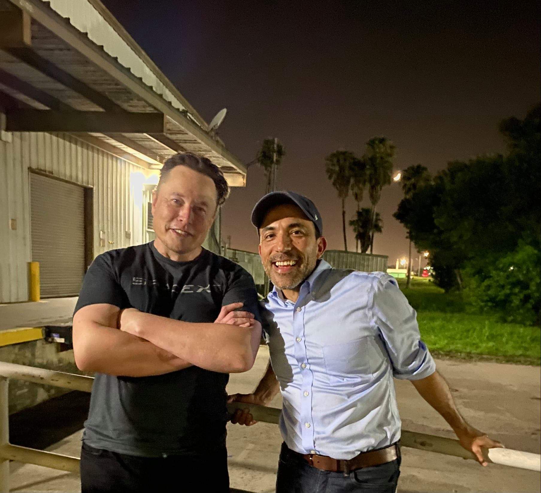 City Of Brownsville Mayor Trey Mendez Meets With SpaceX founder Elon Musk