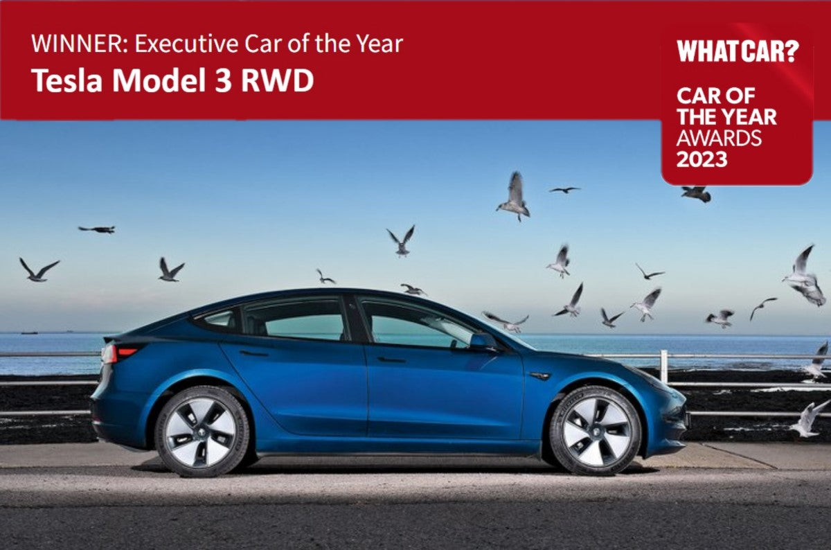 Tesla Model 3 Awarded 2023 Executive Car of the Year by What Car?