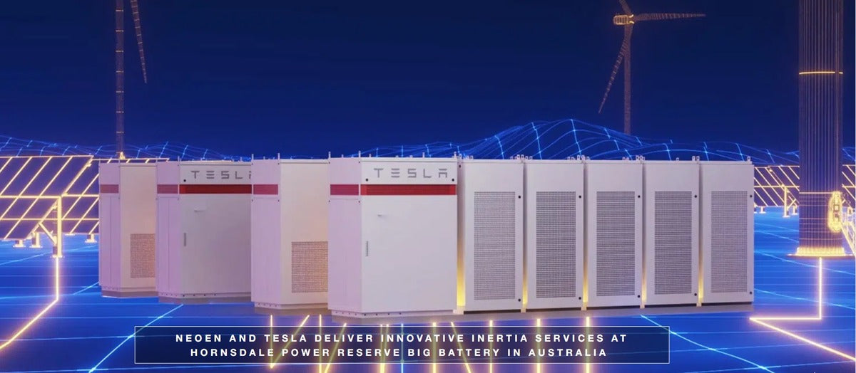 Tesla Big Battery Is First in World to Provide Inertia Grid Services at Scale in Australia