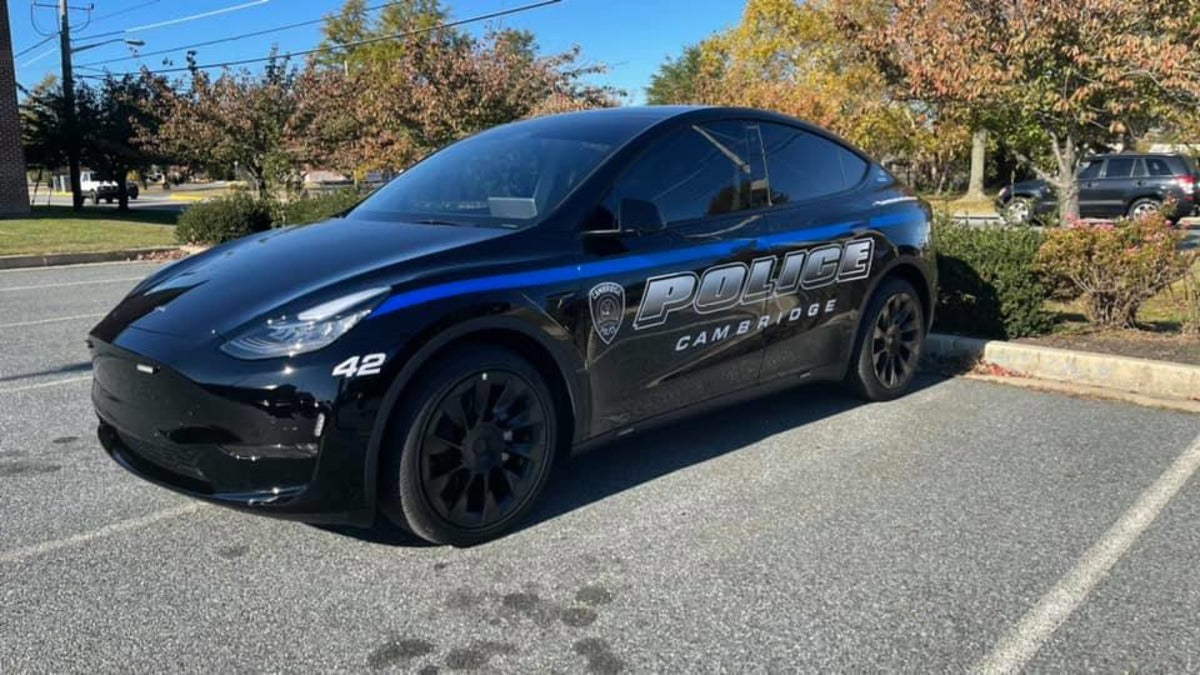 Tesla Model Y Joins Police Fleet in Cambridge, Maryland