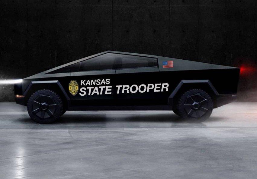 Kansas Highway Patrol PIO serving North Central Kansas wants to use Tesla Cybertruck