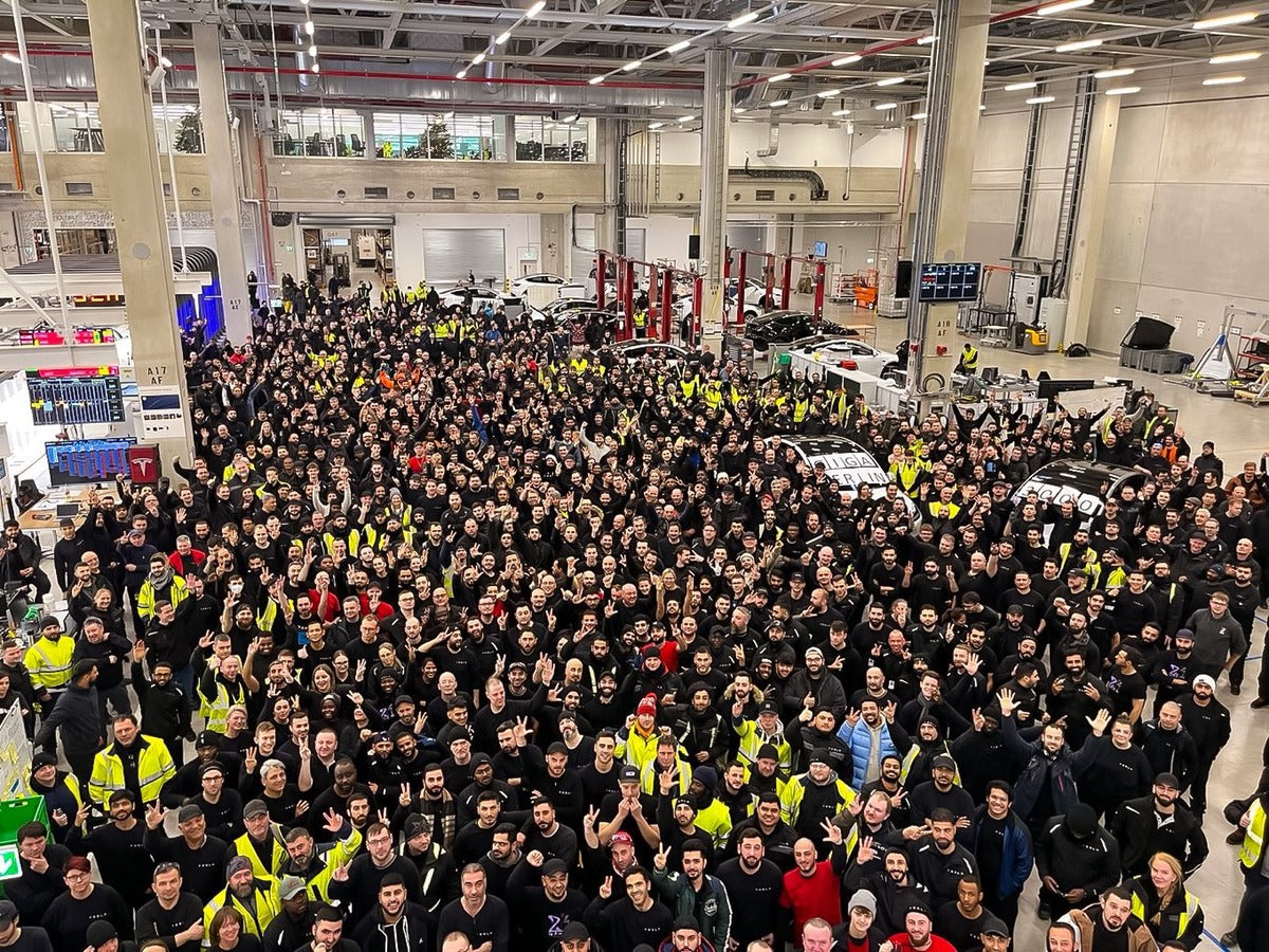 Tesla Giga Berlin Reaches Production Capacity of 3,000 Model Ys per Week