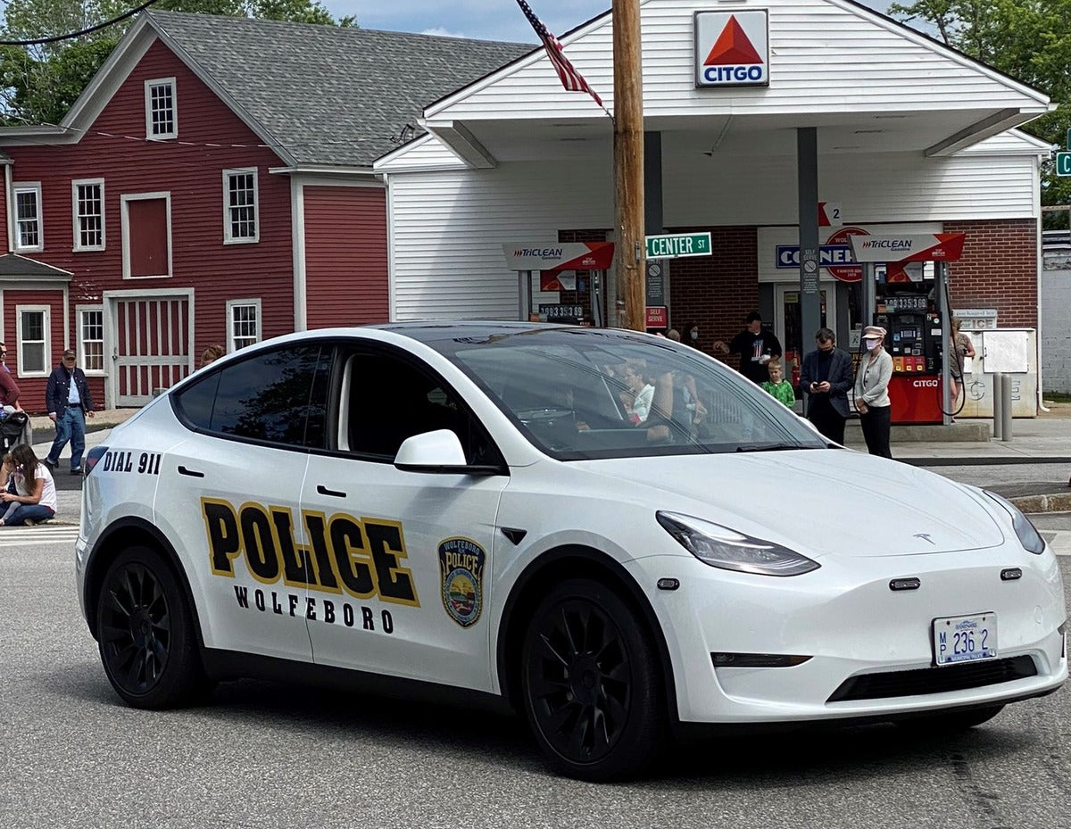 Wolfeboro Police Department Goes Electric with Donated 2021 Tesla Model Y