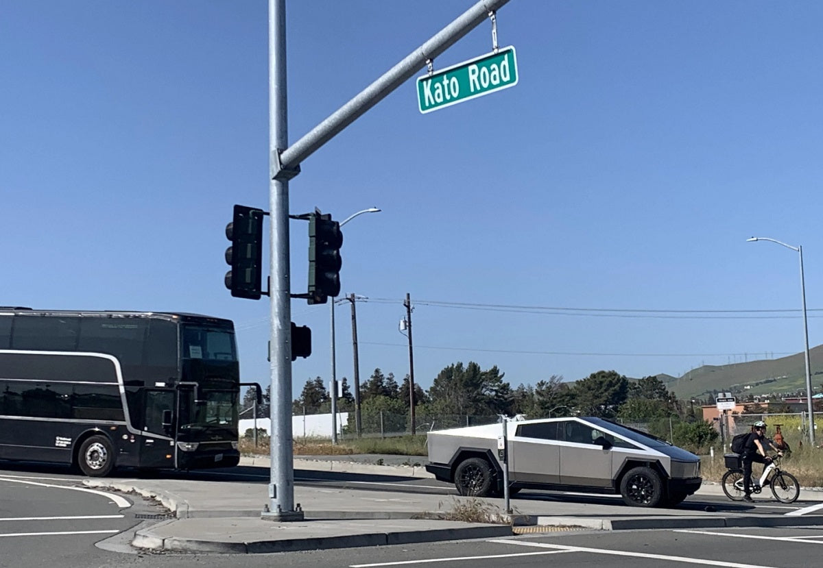 Tesla Cybertruck Spotted Testing Ahead of Production Start