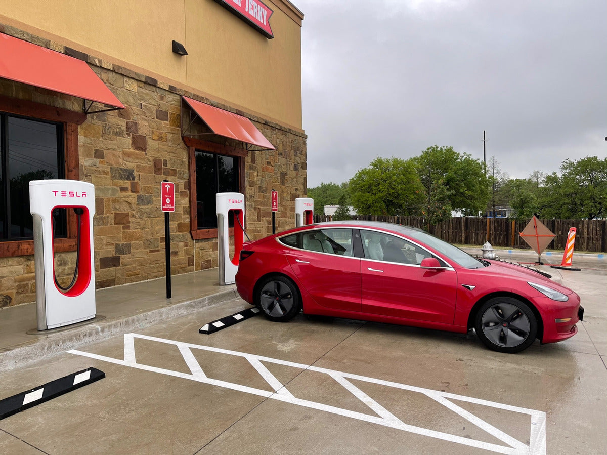 New Tesla Supercharger in Texas Includes Spaces for Cybertruck as Production Nears
