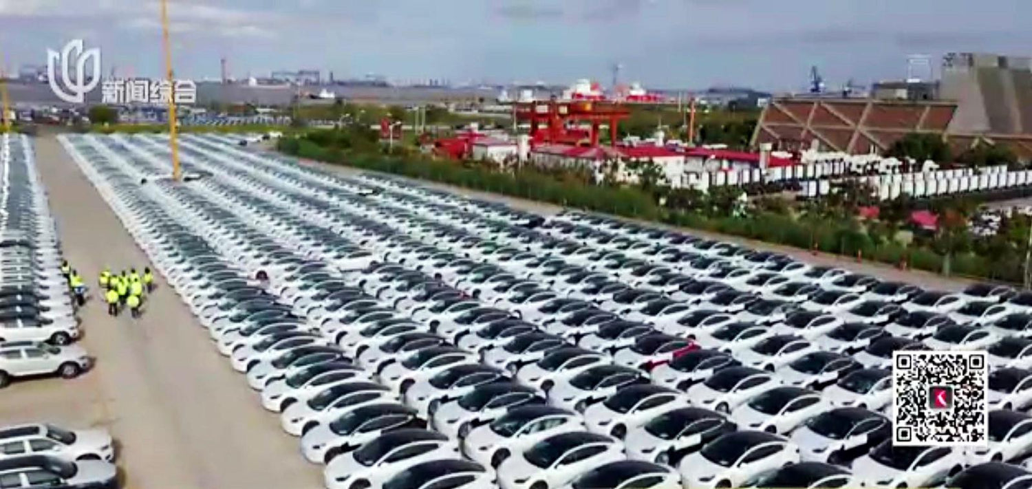 Tesla Giga Shanghai Has Thousands of Model 3 Ready to Export to 10+ of European Countries Next Week