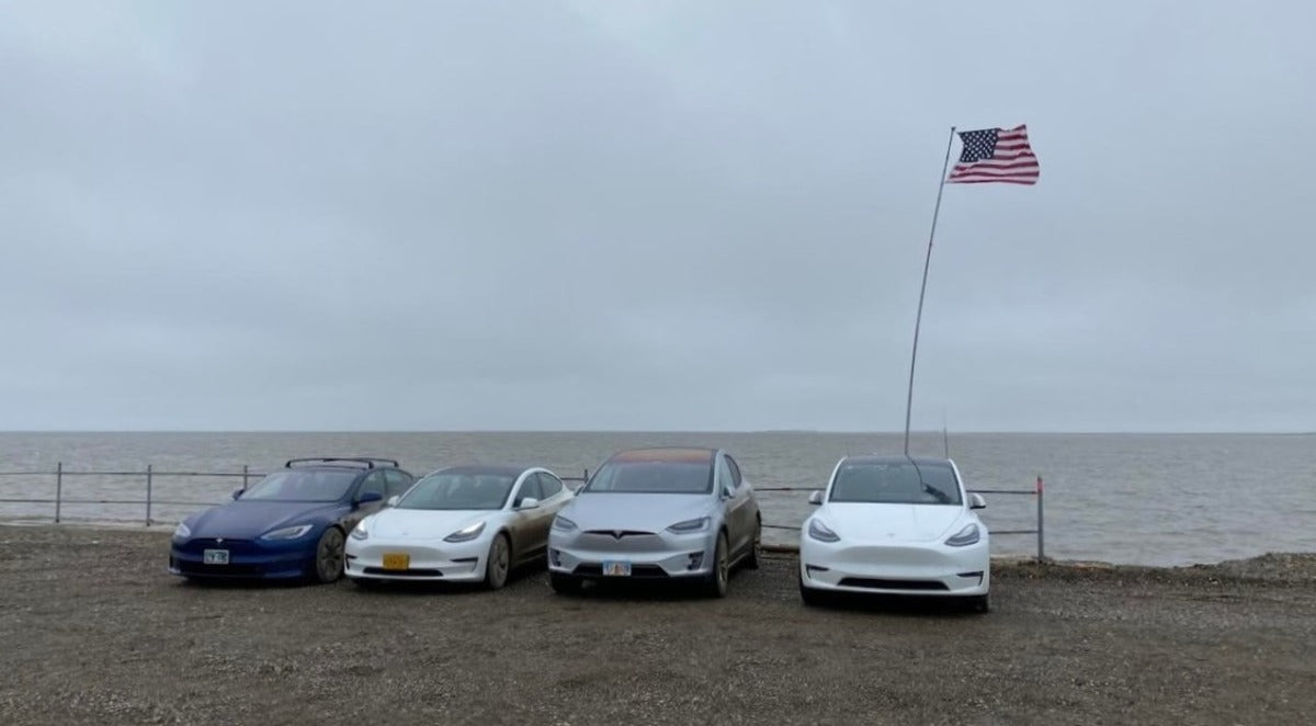 Tesla Model S, 3, X, Y Performed at their Best in a Rally through Alaska