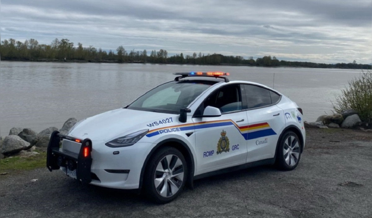 Tesla Model Y Debuts at Richmond Police in Canada