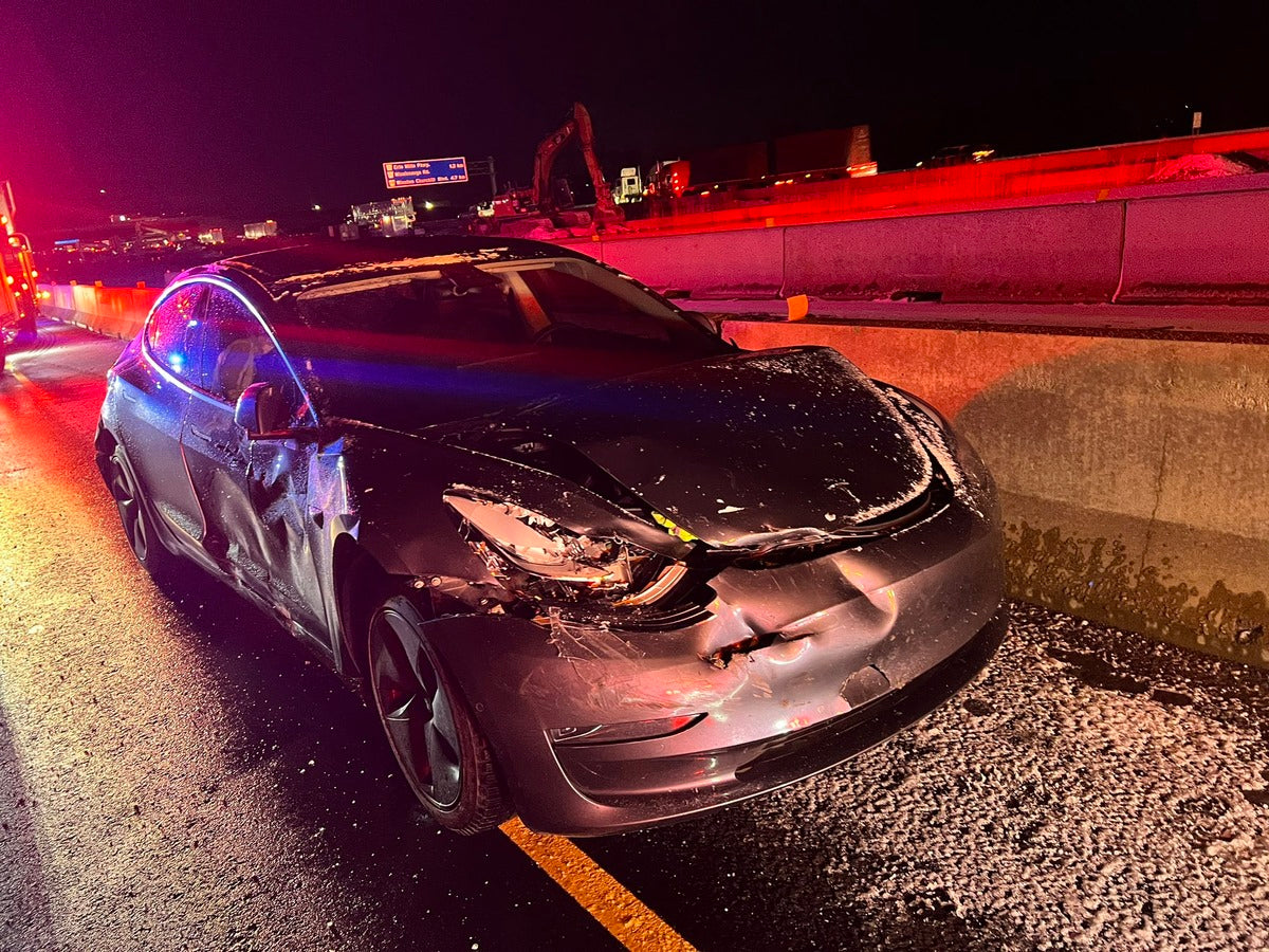 Tesla Model 3 Protects its Occupants After Slammed by Large SUV