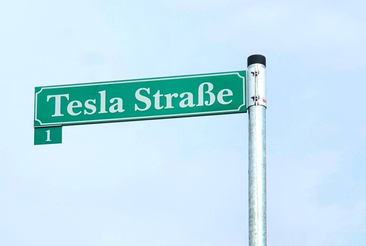 Tesla Straße Is Officially Opening at Giga Berlin