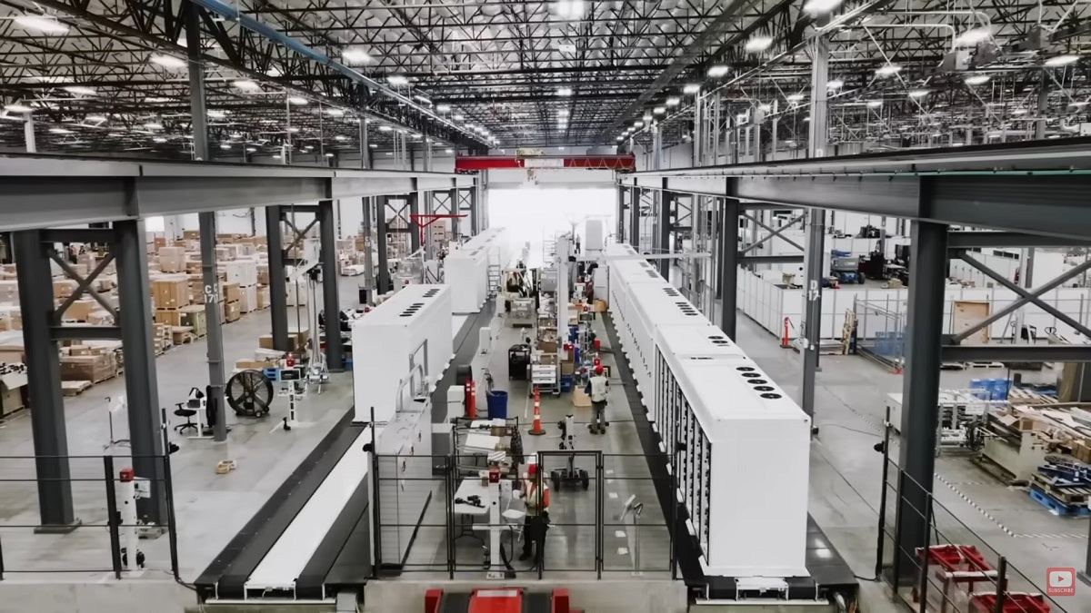 Tesla Megafactory in Lathrop Produces About 12 Megapacks per Day