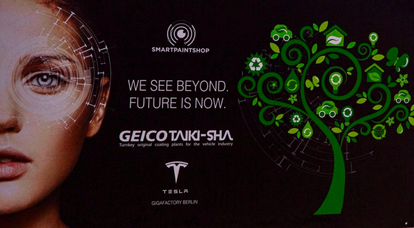 Tesla Giga Berlin to Install a Zero Environmental Impact Paint Shop from Geico Taikisha