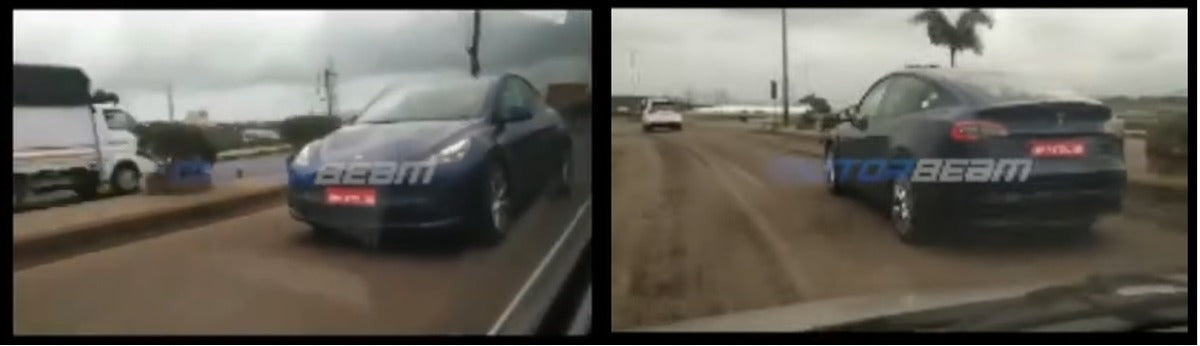 Tesla Model Y Was Spotted Testing on the Roads of India