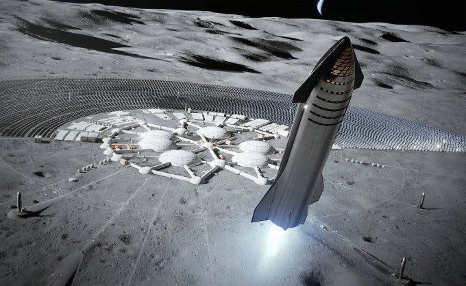 SpaceX Ambitious Starship Timeline: Moon landing within 3 years!