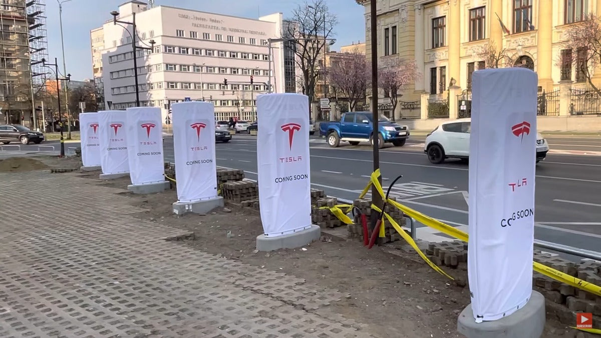 Tesla Installs Romania’s 1st Supercharger in Recent Spurt of European Expansion