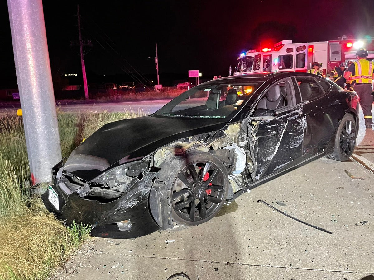 Tesla Model S Saves Driver's Life After T-Boned by 6,000-lb Truck
