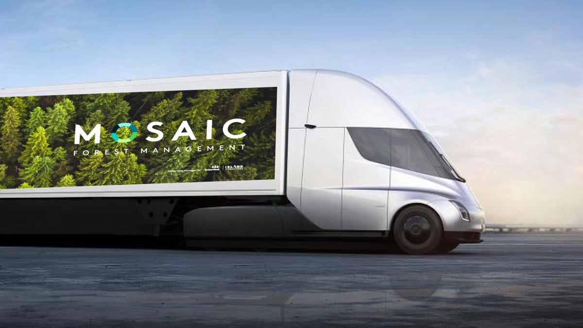 Tesla Semis Ordered for Use by Canadian Logging Company in All-Electric Truck Hauling Pilot