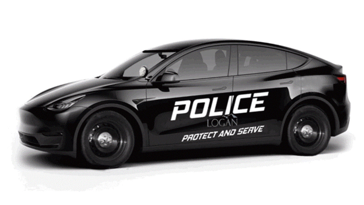 Tesla Model Y Converted to Police Cruisers at the Logan Police Department, Ohio
