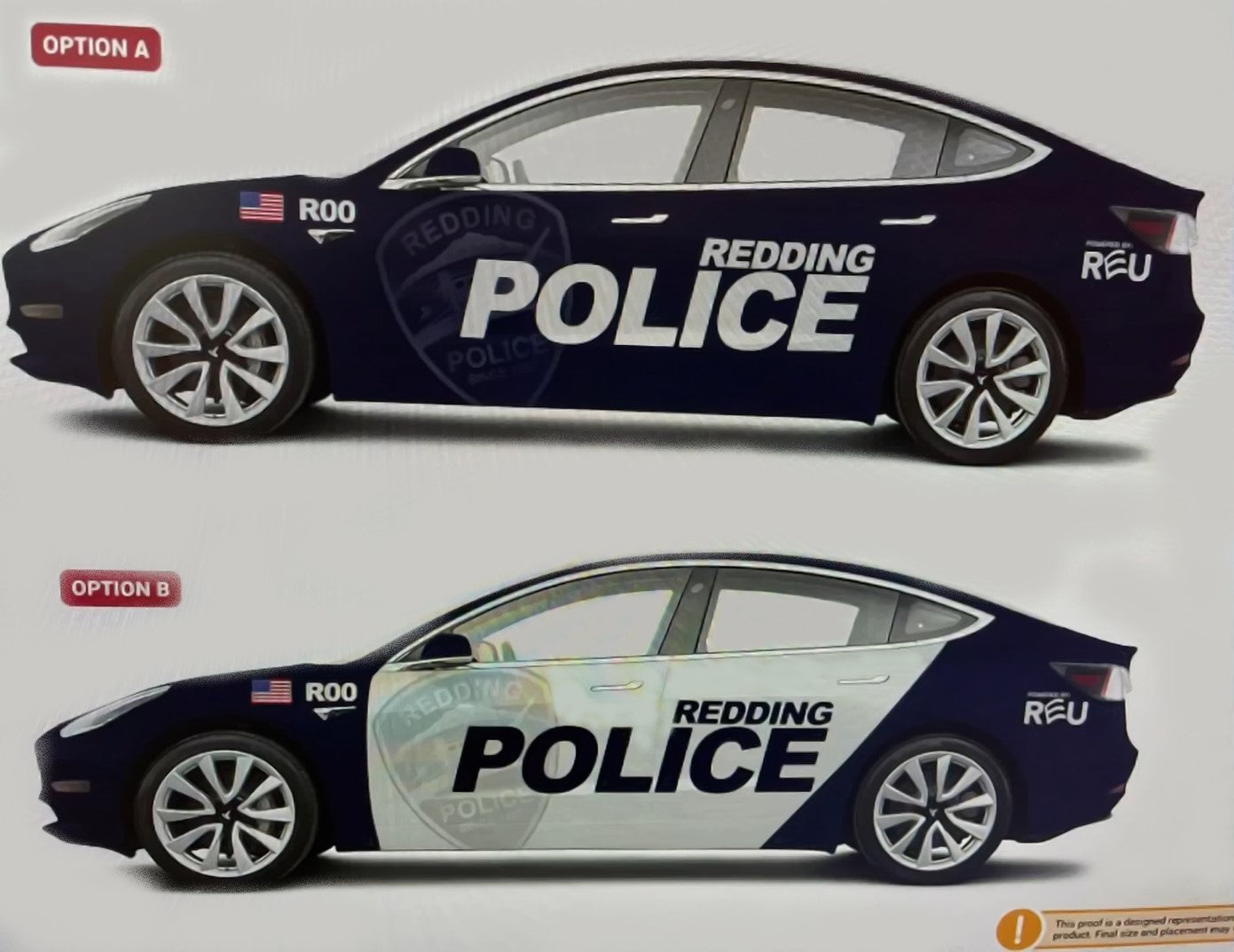 Tesla Model 3 Patrol Vehicle Joins the Redding Police Department Fleet