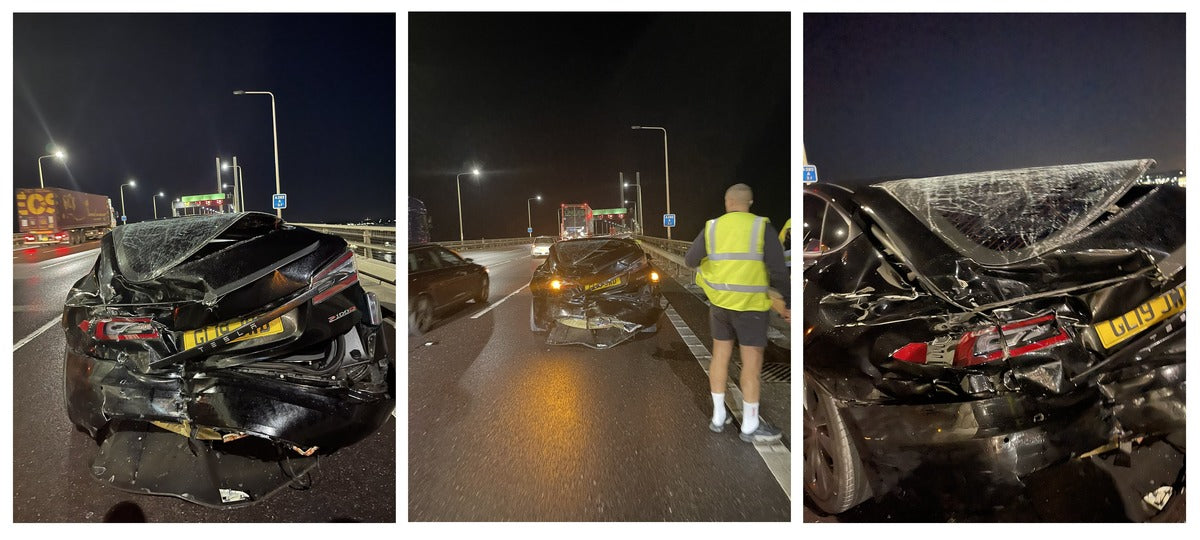 Tesla Model S ‘literally life saving’ After Smashed by Truck, Owner Praises Safety