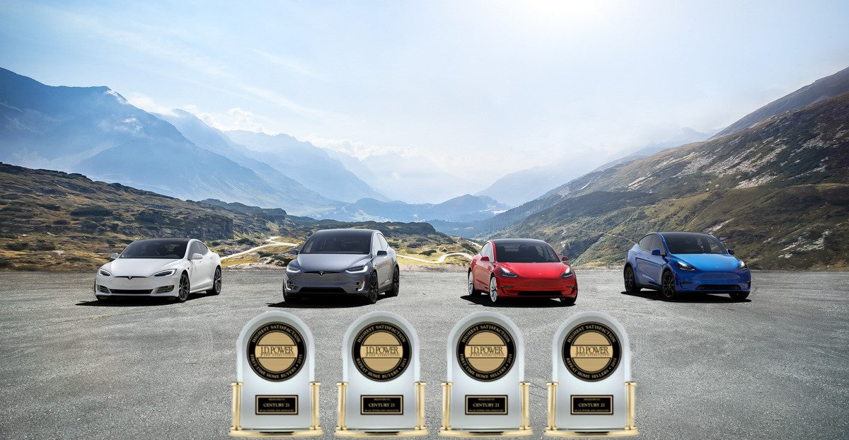 Tesla Scores Top 4 Spots in the JD Power EV Ownership Study