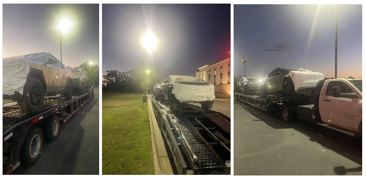 Tesla Cybertrucks Spotted Being Transported in US