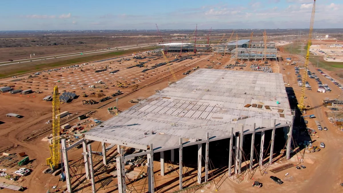 Tesla Giga Texas Is Making Huge Daily Progress: January 23 Construction Update
