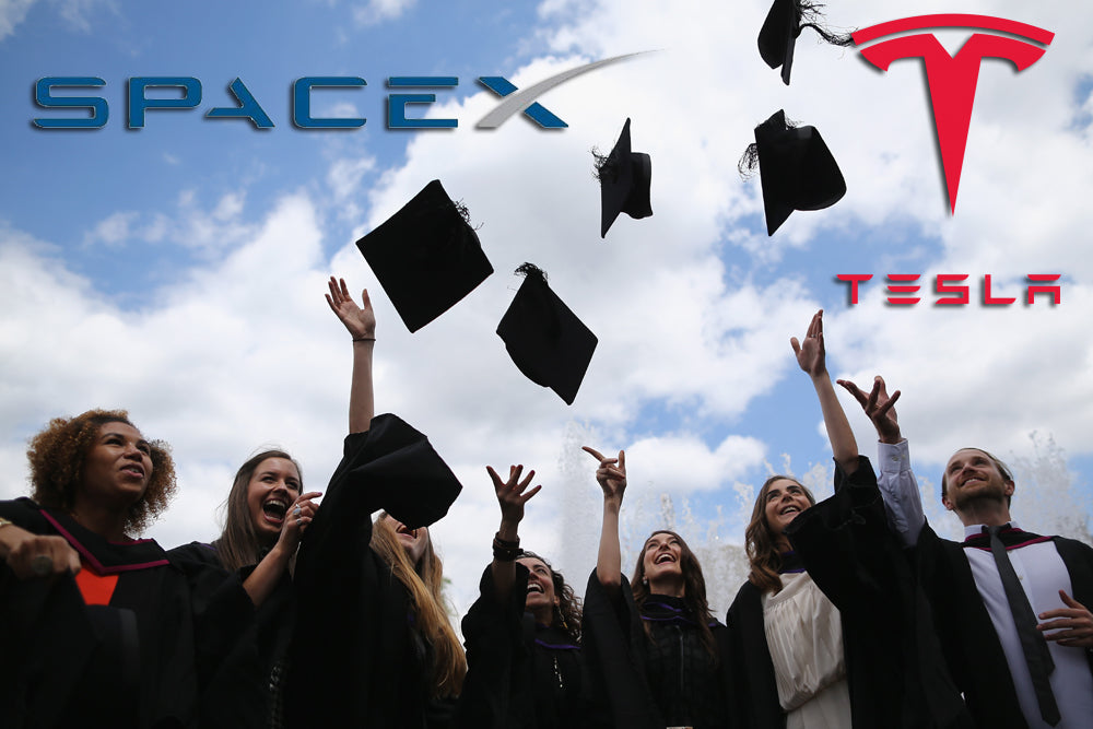 Engineering Graduates Rank Tesla & SpaceX As The Top 2 Favorite Employers