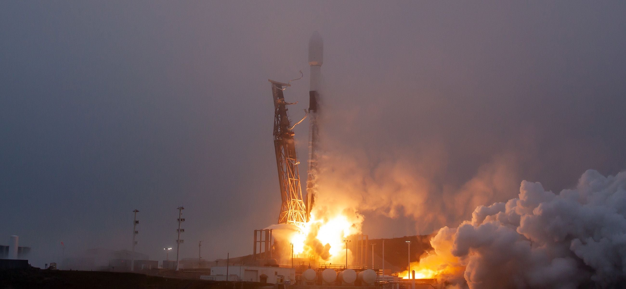 SpaceX launches the Space Development Agency Tranche 0 mission carrying U.S. military satellites to orbit