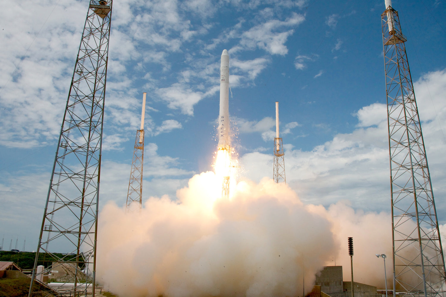 SpaceX's Falcon 9 rocket lifted off for the first time 10 years ago today