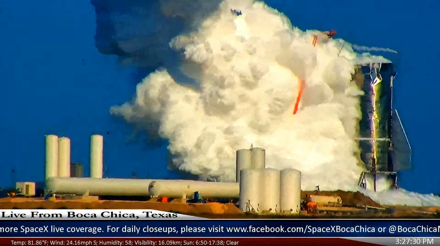 SpaceX Starship Mk1 tests in Boca Chica Texas