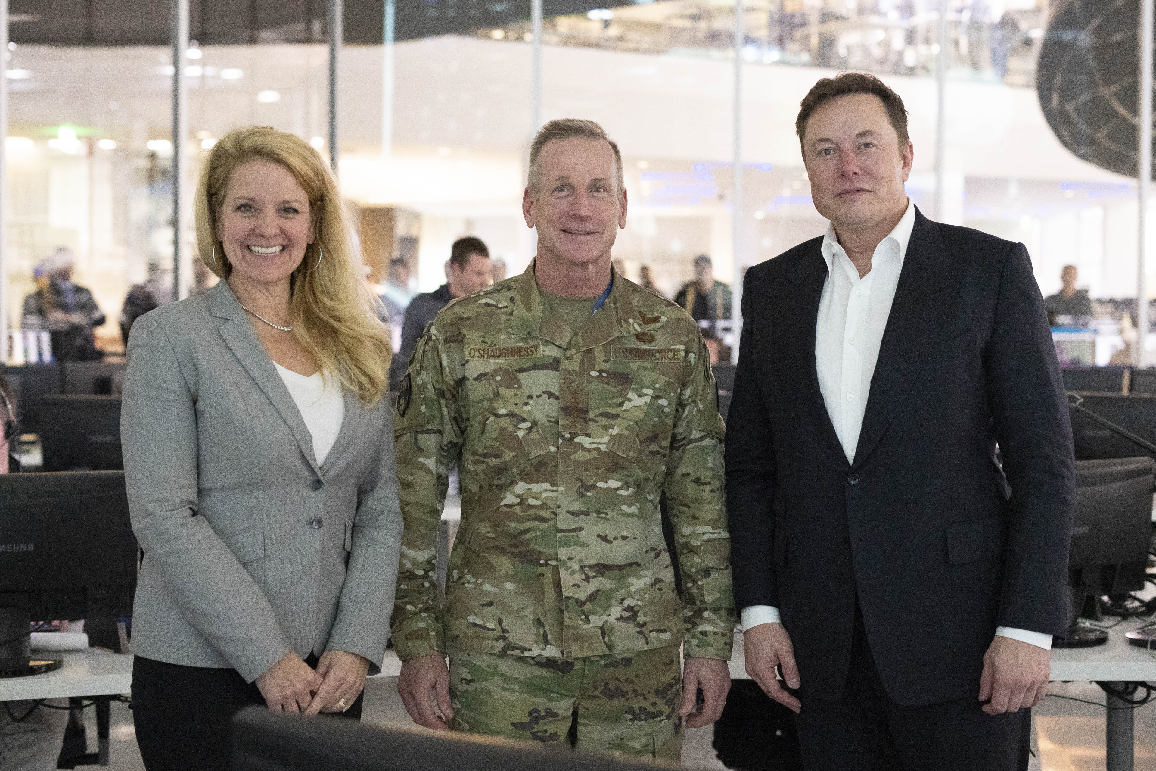 U.S. Air Force General and Commander of The North American Aerospace Defense Command toured SpaceX facilities
