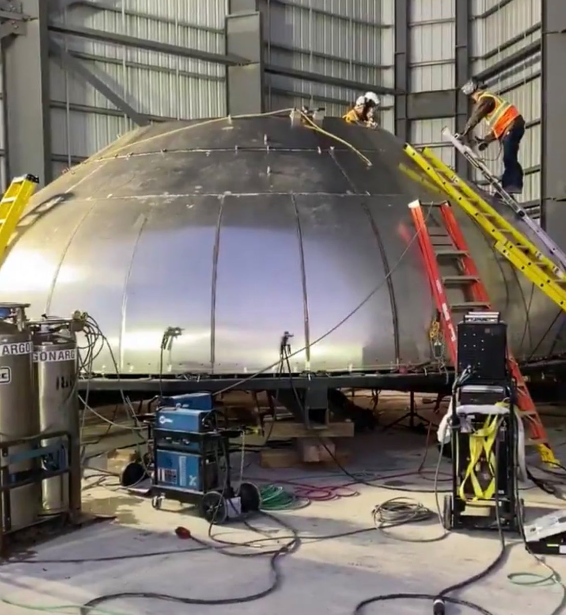 Elon Musk is working alongside SpaceX teams on Starship Mk3 at Boca Chica