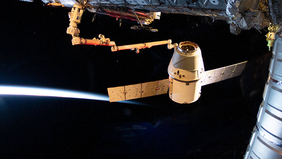 SpaceX's Dragon spacecraft returned to Earth after a month at the International Space Station