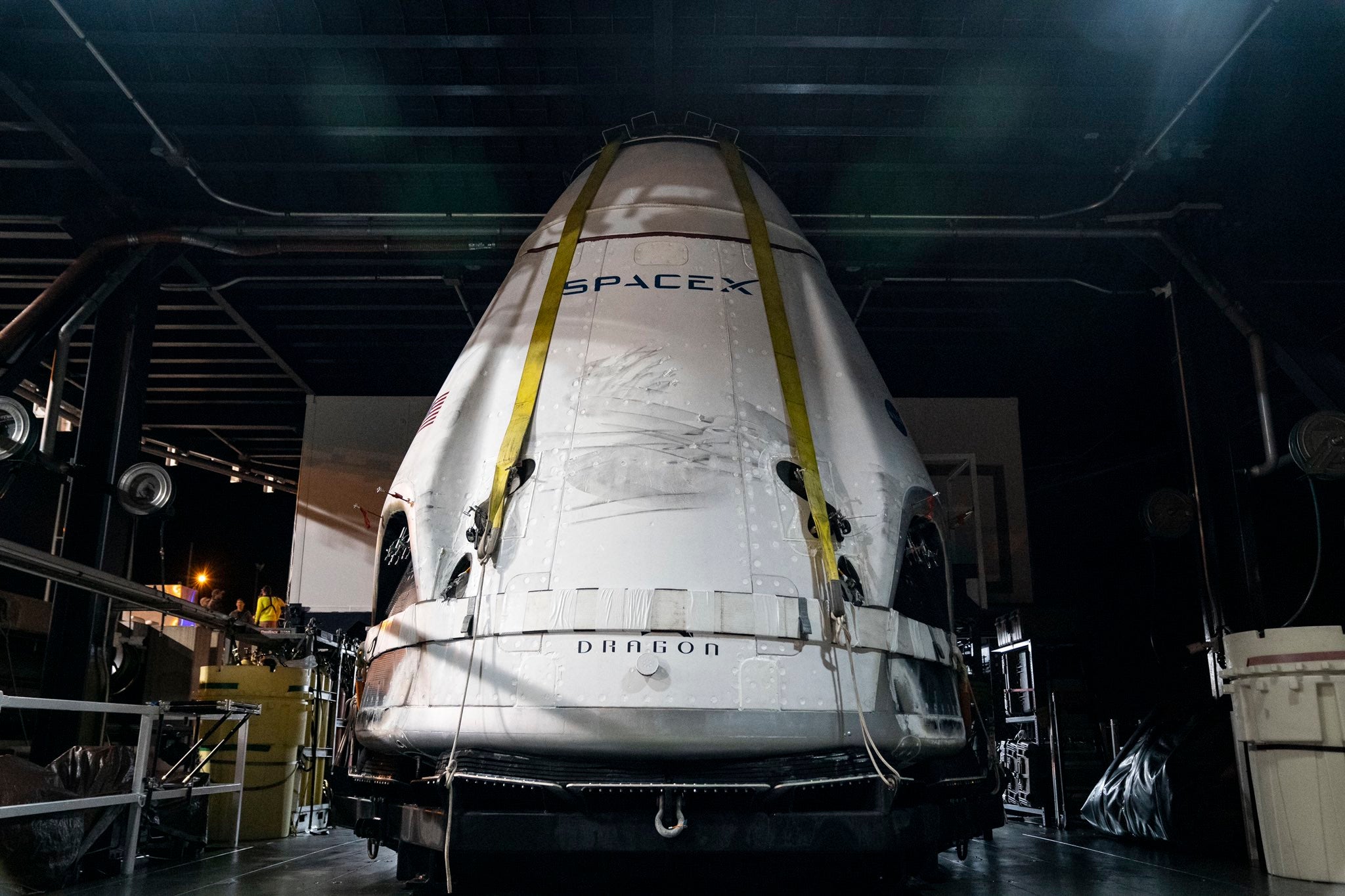 SpaceX worked in coordination with U.S Air Force to recover the Crew Dragon spacecraft after successful In-Flight Abort mission