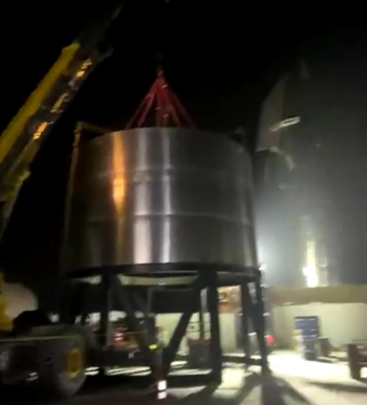 Elon Musk working at night, shares Starship SN1 progress from Boca Chica