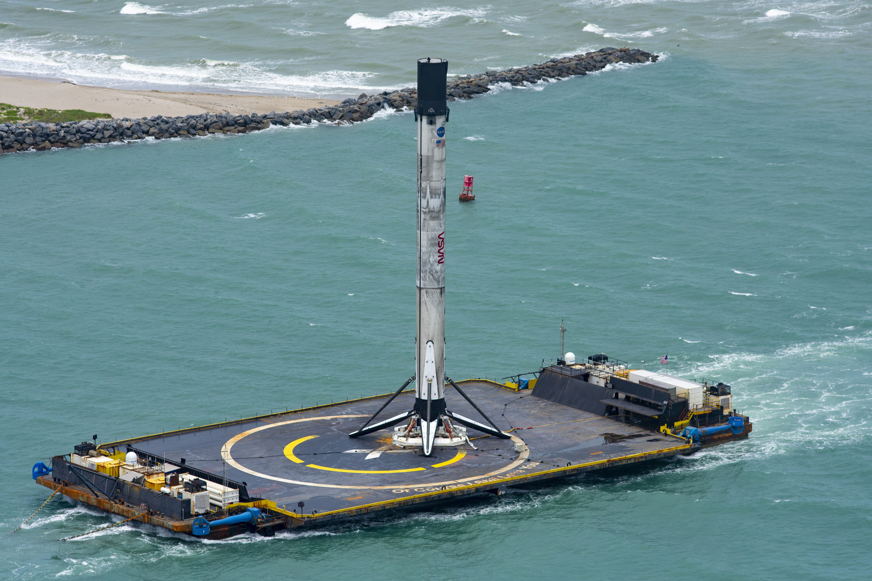 SpaceX rocket returns to Port Canaveral after deploying NASA Astronauts