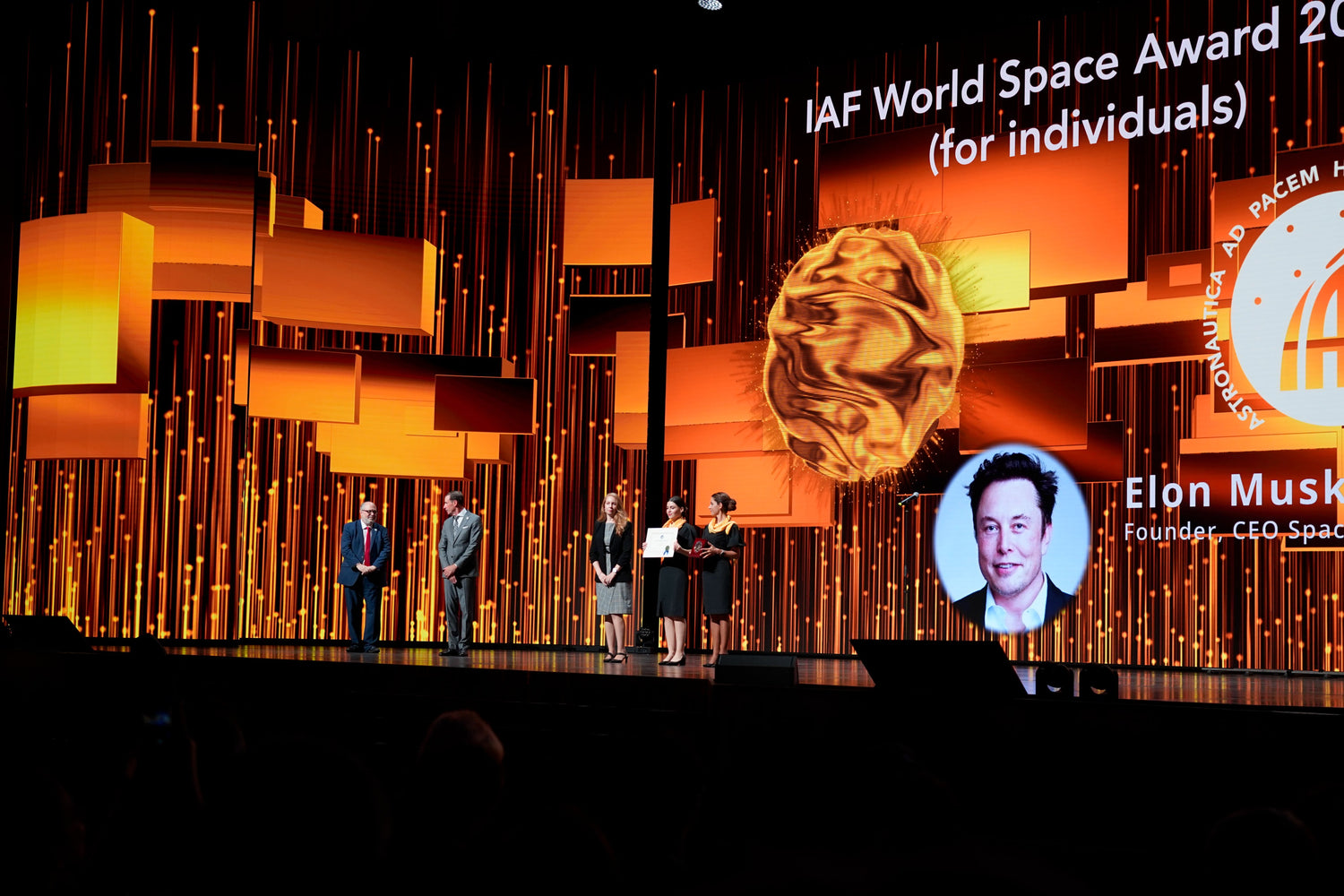 SpaceX Founder Elon Musk Wins the 2023 IAF World Space Award at 74th International Astronautical Congress