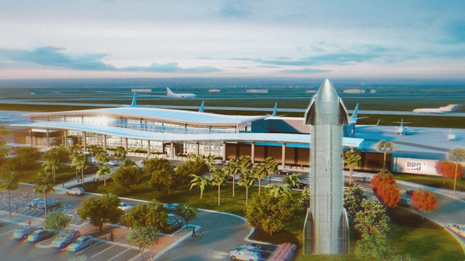 SpaceX will display a Starship at the Brownsville South Padre Island International Airport