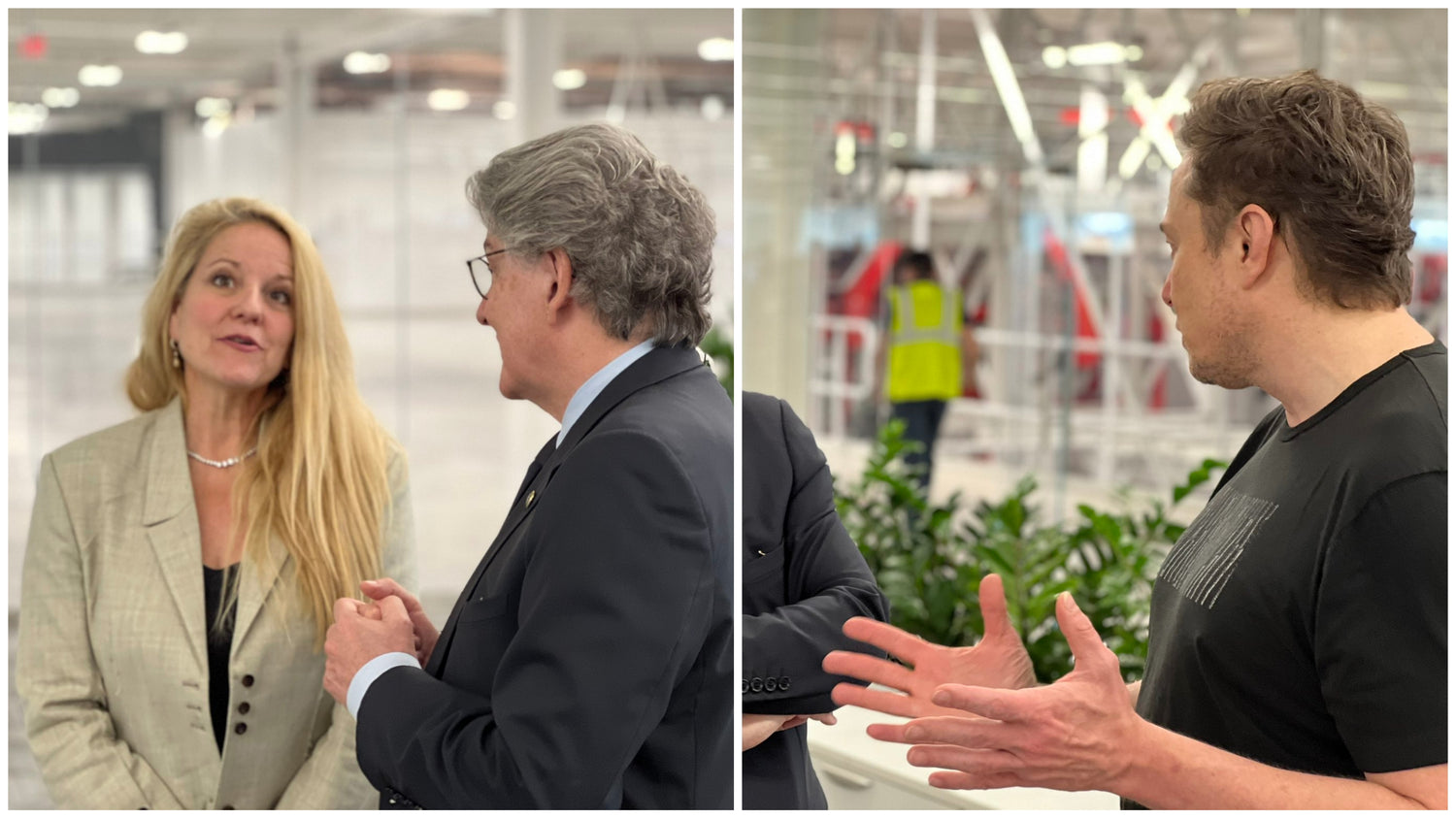 SpaceX President Gwynne Shotwell & Elon Musk meet with European Union Commissioner for the Internal Market Thierry Breton