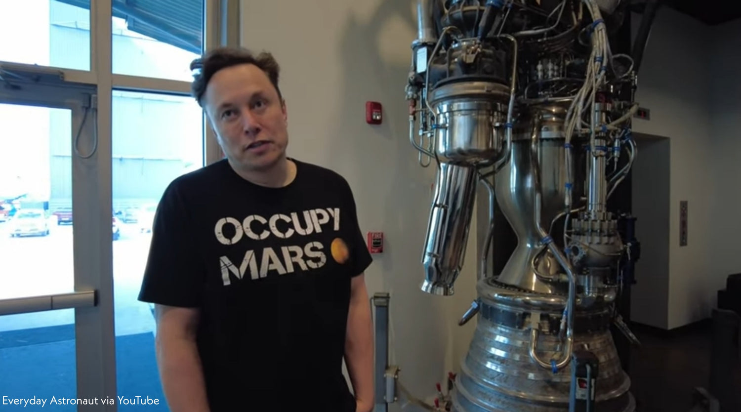 VIDEO: Elon Musk talks about SpaceX’s Falcon 9 Merlin engines with Everyday Astronaut