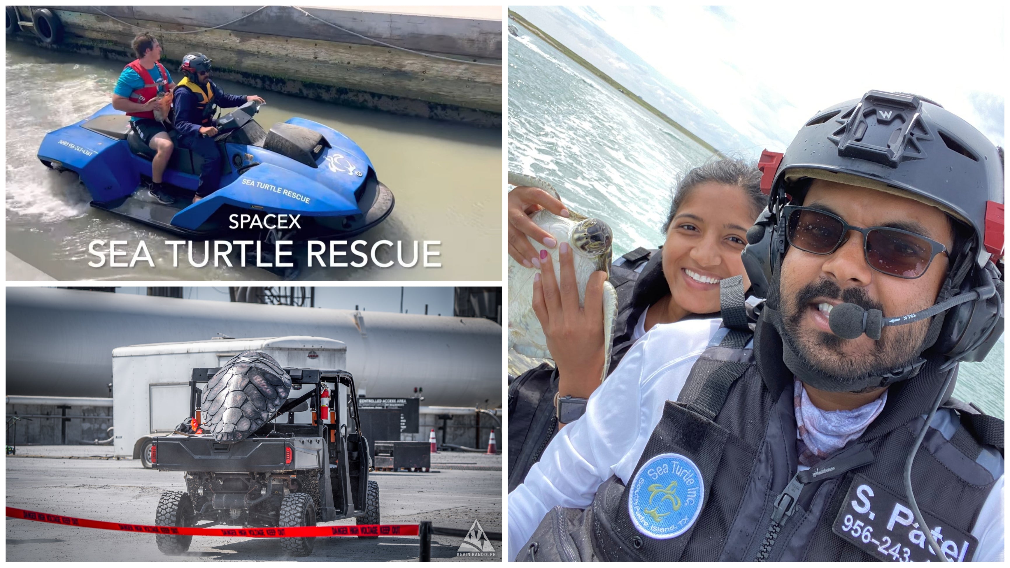 SpaceX has a Starbase Sea Turtle Patrol rescue team at Boca Chica Beach